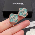 Chanel Earring  Green 141