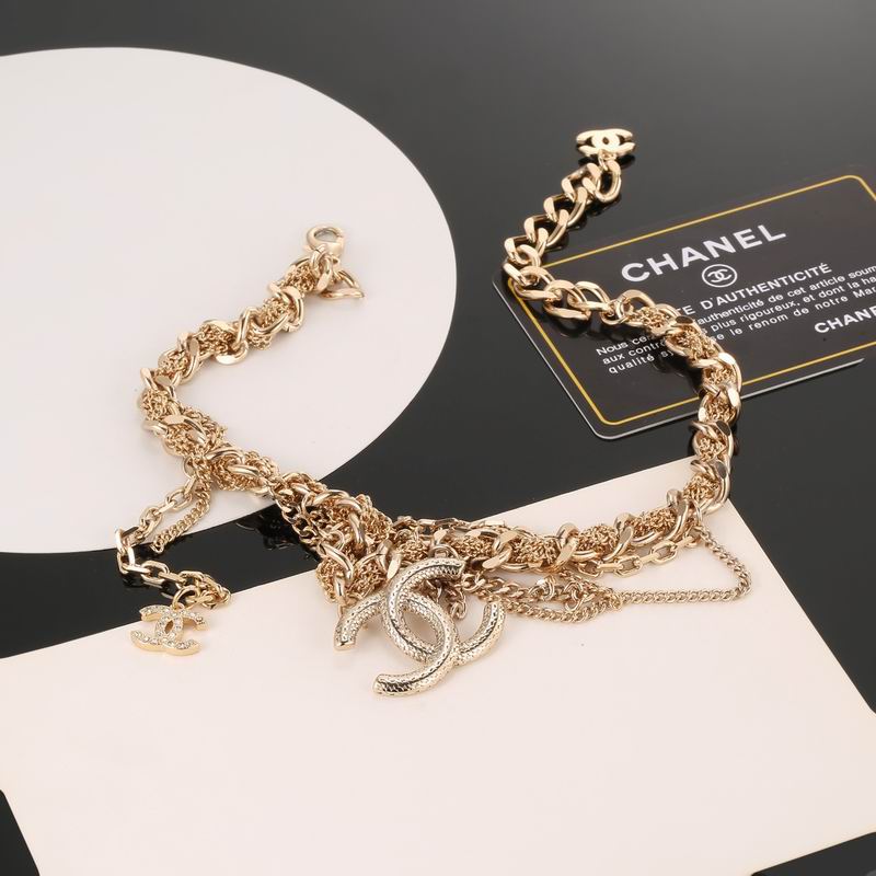 Chanel CC Pendant Multi-Chain Necklace